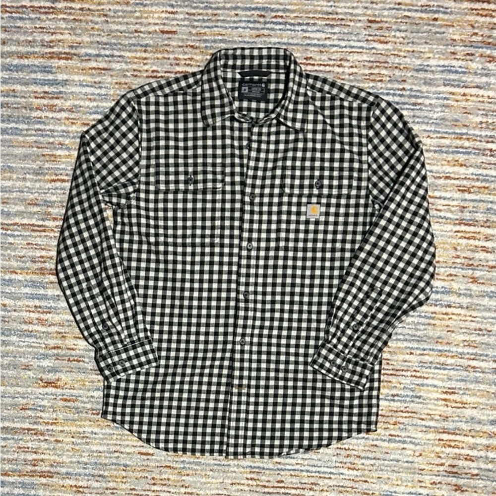 Carhartt Flannel Button Down Flannel Shirt